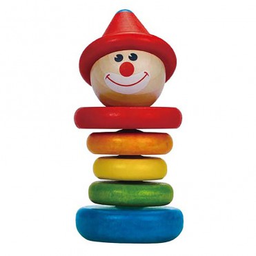 جغجغه چوبی برند هاپه-Hape مدل Happy Clown Rattle