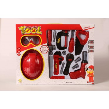 ست ابزار با کلاه دریل عینک کد 32014