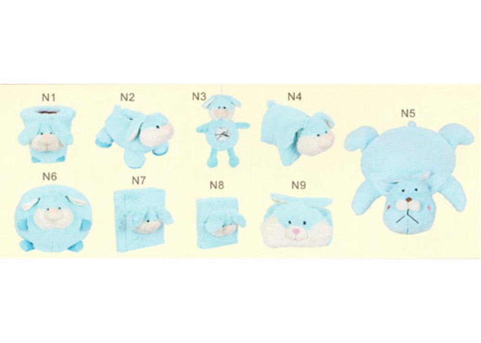 ست پولیشی سیسمونی و اتاق کودک مدل خرگوش Blue Rabbit