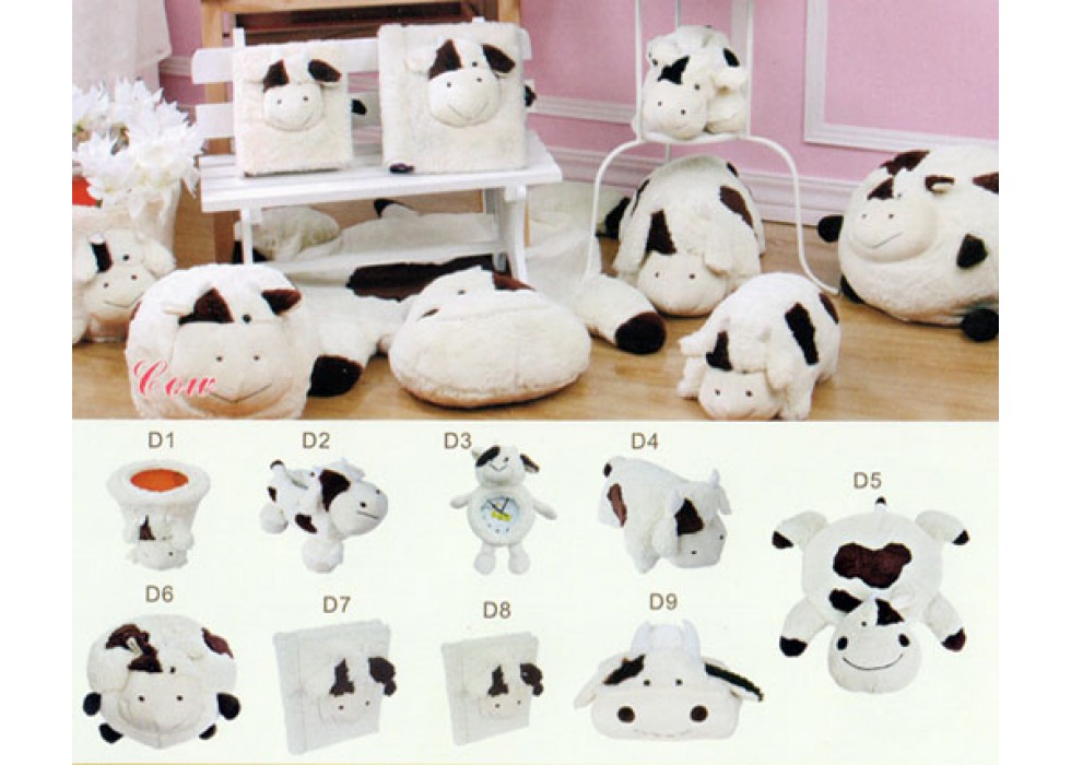 ست پولیشی سیسمونی و اتاق کودک مدل گاو Cow