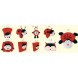 ست پولیشی سیسمونی و اتاق کودک مدل کفشدوزک Ladybug
