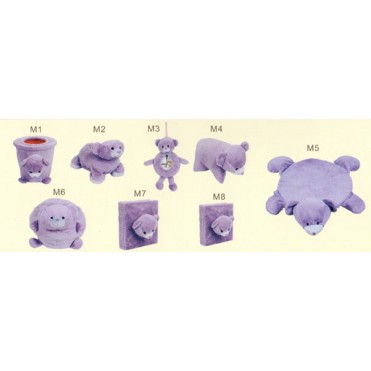 ست پولیشی سیسمونی و اتاق کودک مدل خرس The Lavender Bear