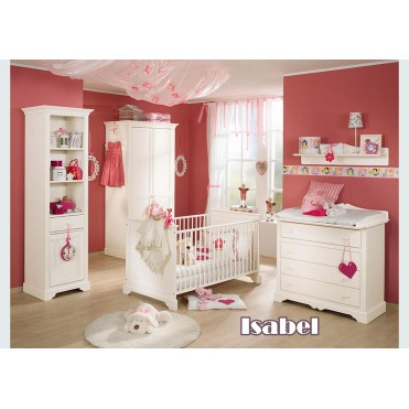 سرویس تخت و کمد نوزاد مدل ایزابل