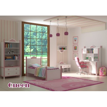 سرویس تخت و کمد جوان مدل کویین