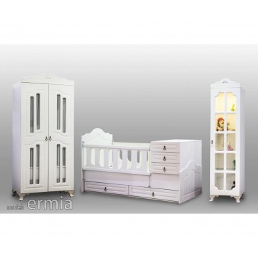  سرویس تخت و کمد نوزاد نوجوان مدل ارمیا