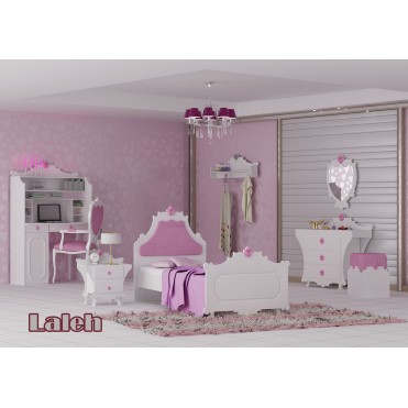 سرویس تخت و کمد جوان مدل لاله