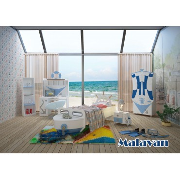 سرویس تخت و کمد نوجوان مدل ملوان