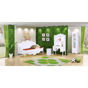 سرویس تخت و کمد 3 تکه نوجوان مدل پارادایس