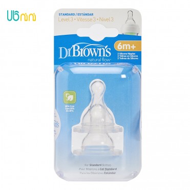 سر شیشه سیلیکونی 6m+ دکتر براونز-Dr.Brown's 
