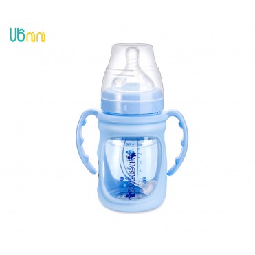 شیشه شیر پیرکس پهن 180ml بی بی سیل-Babisil کد 5067