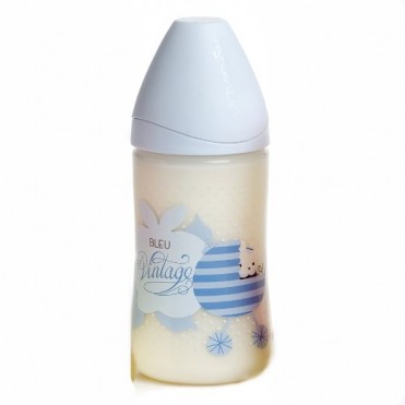 شیشه شیر  270 میل   لاتکس  ارتودنسی  آبی  سواوینکس  suavinex