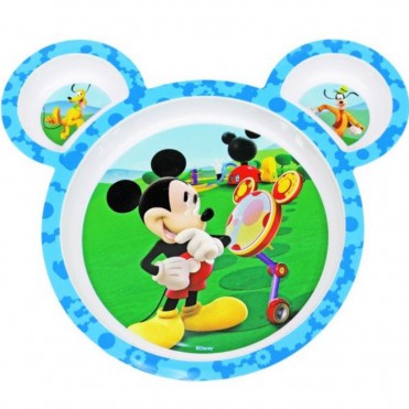 بشقاب غذاخوری تک کودک فرست یرز The First Years کد 9101_ طرح میکی موس/آبی