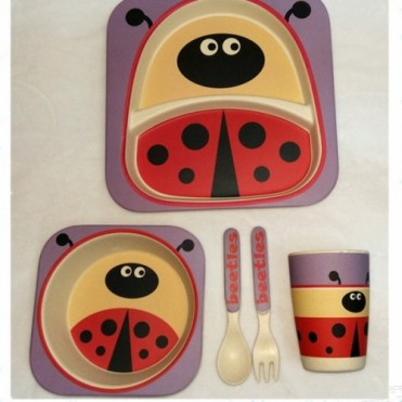 ست 5 تکه غذاخوری Bambooware مدل Beetle