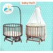 تخت و گهواره نوزاد گرد بی بی تچ-Babytech