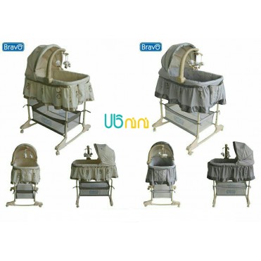 تخت و گهواره نوزاد برند Bravo-براوو طرح جغد