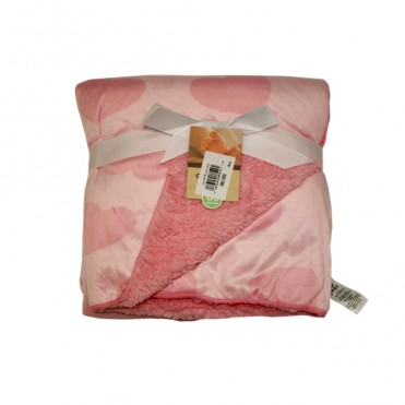 پتو نوزاد و کود ک کارترز _ قلب_ صورتی  روشن  Carter's