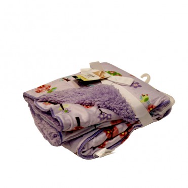 پتو ی نوزاد و کود ک کارترز _درخت و گل_ یاسی   Carter's