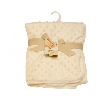 پتو خال دار نوزاد و کود ک کارترز _سفید    Carter's