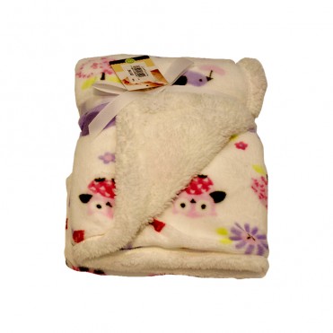 پتو ی نوزاد و کودک کارترز _ پرنده و گل_ سفید   Carter's