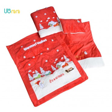 سرویس خواب نوزاد شادی-Shadi طرح آدم برفی قرمز