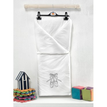 پتو قنداق دو کاره نوزاد کیدبو-KidBoo مدل Balerina