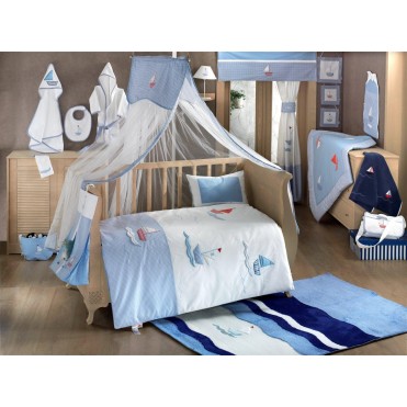 سرویس خواب 4 تکه کیدبو-KidBoo مدل Blue Marine
