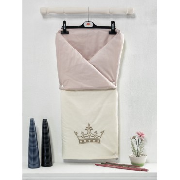 پتو قنداق دو کاره نوزاد کیدبو-KidBoo مدل Royal Vanilla