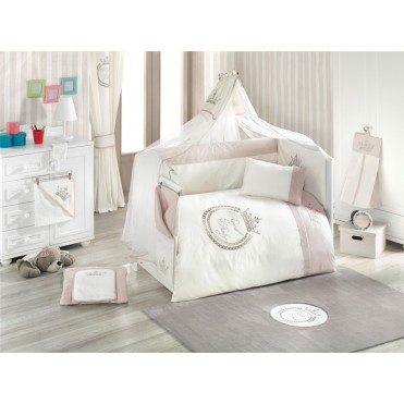 تور و آپارات بالای تخت نوزاد کیدبو-KidBoo مدل Royal Vanilla