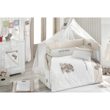 تور و آپارات بالای تخت نوزاد کیدبو-KidBoo مدل Teddy Bobo