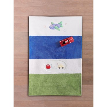 فرش اتاق کودک کیدبو-KidBoo مدل Traffic Jam