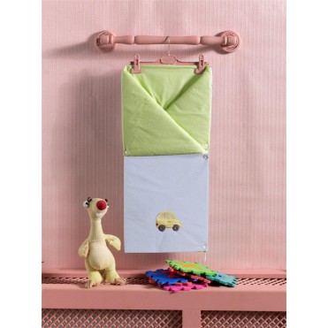 پتو قنداق دو کاره نوزاد کیدبو-KidBoo مدل Traffic Jam