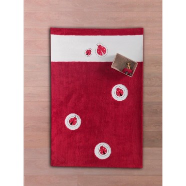 فرش اتاق کودک کیدبو-KidBoo مدل Ladybug