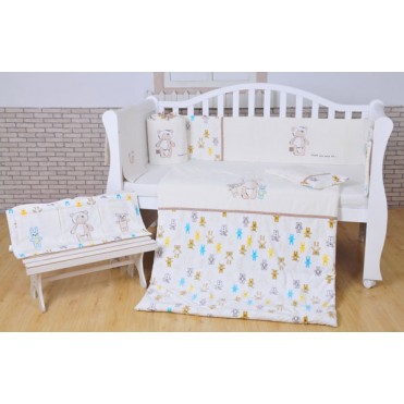 سرویس خواب تخت نوزاد نوجوان برند mamas & papas-کد7213