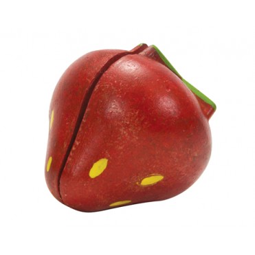 توت فرنگی  پلن تویز  plan toys _  قرمز با خال زرد