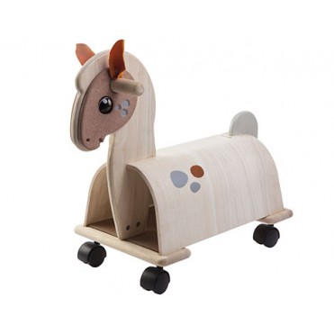 اسب    پلن تویز  planToys _ اسب سفید پا کوتاه