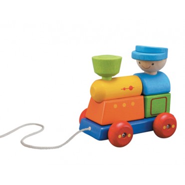 پازل طبقاتی قطار  پلن تویز  plan toys کد 5119