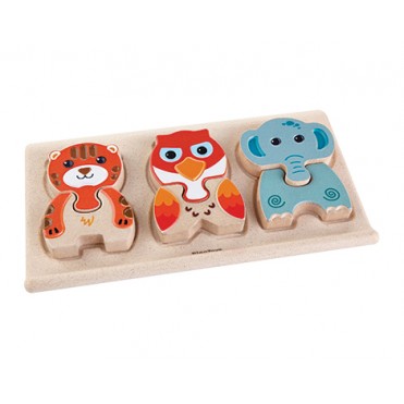 پازل حیوانات_ پلن تویز   plan toys کد 5611