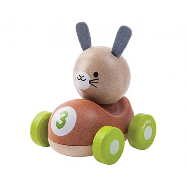 خرگوش ماشین سوار  پلن تویز  planToys کد 5680