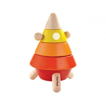 پازل استوانه ای موشک مخروطی  پلن تویز  plan toys