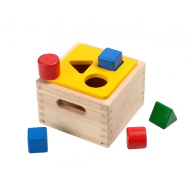 اشکال هندسی   پلن تویز  planToys _ جعبه چوبی کد 9430