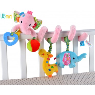 آویز تخت نوزاد برند جولی بی بی-Jollybaby  فیل صورتی