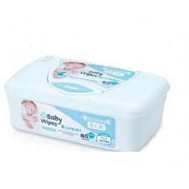 دستمال مرطوب 80 برگی بی بی سیل Babisil کد 4309