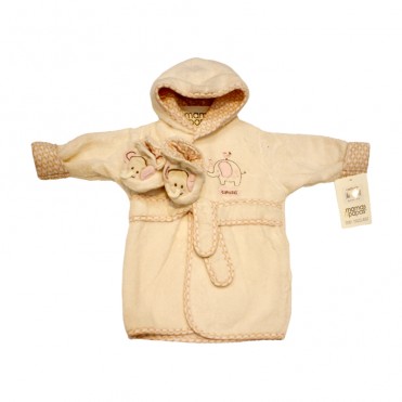 حوله تن پوش با پاپوش ماماز پاپاز طر ح فیل mama&papas- کد62517