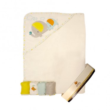 حوله دورپیچ و چهار عدد دست و صورت  مدل فیل کارترز   carters- کد 1137_1134