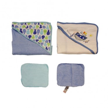 حوله 2 عددی کارترز طرح ماهی و قایق carters- کد1123-1143