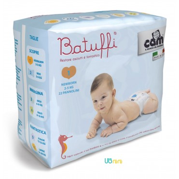 پوشک نوزاد کم-Cam  سایز (1) - 2 تا 5 کیلوگرم