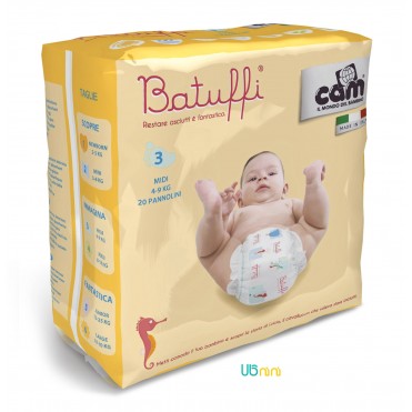 پوشک نوزاد کم-Cam  سایز (3) - 4 تا 9 کیلوگرم