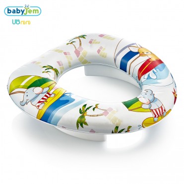 تبدیل توالت فرنگی نوزاد بی بی جم-BabyJem طرحدار کد 008