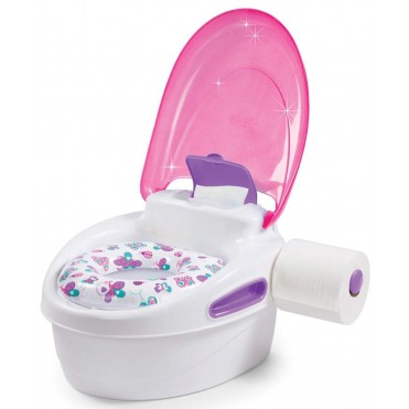 لگن آموزشی دستمال دار کودک سامر دخترانه Summer مدل 11435صورتی