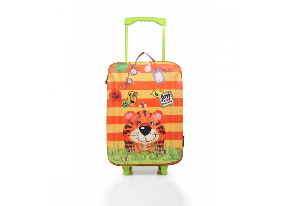 چمدان چرخدار بزرگ کودک اوکی داگ OkieDog مدل ببر Tiger - کد 80160